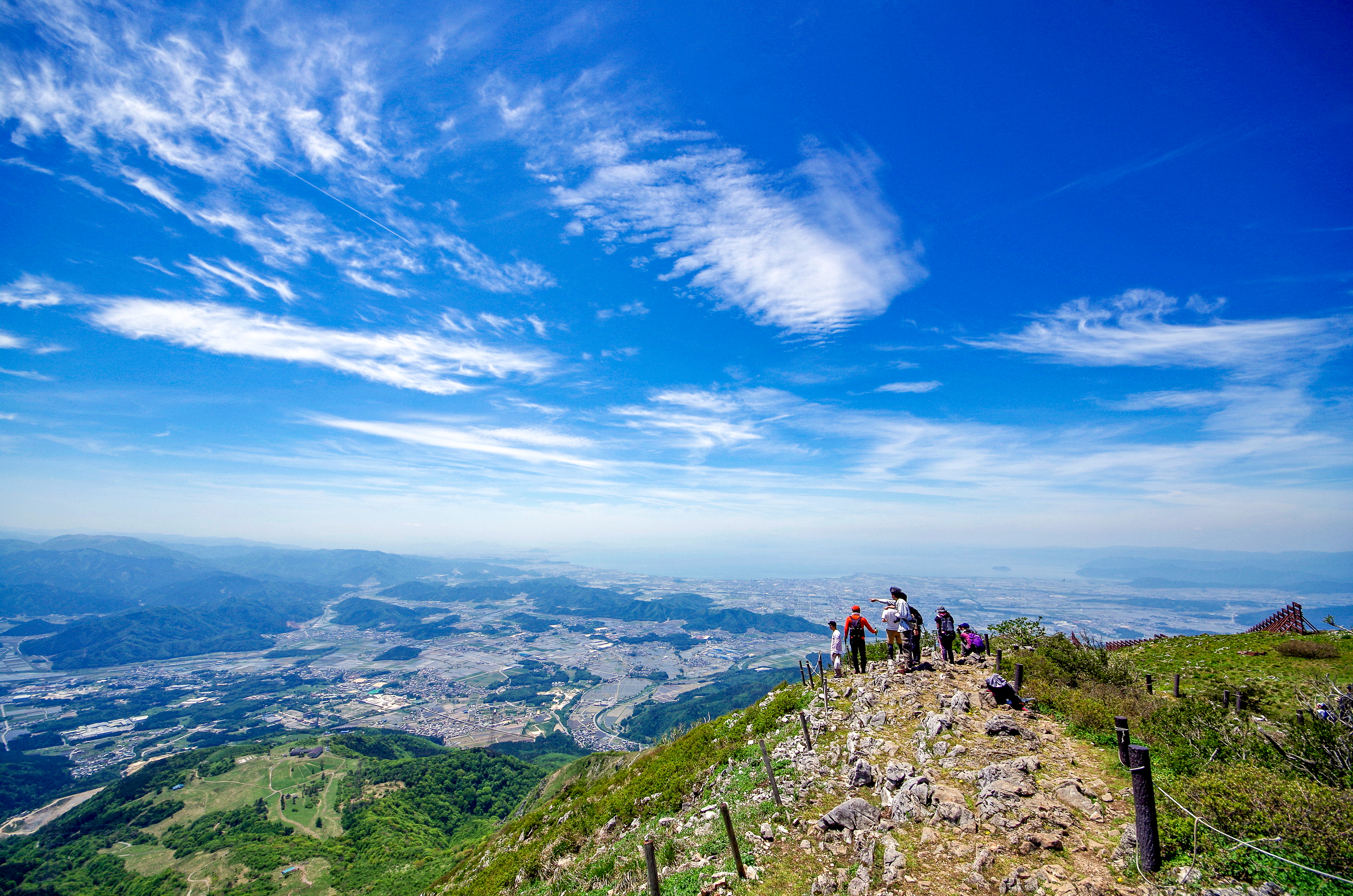 西登山道からの琵琶湖眺望