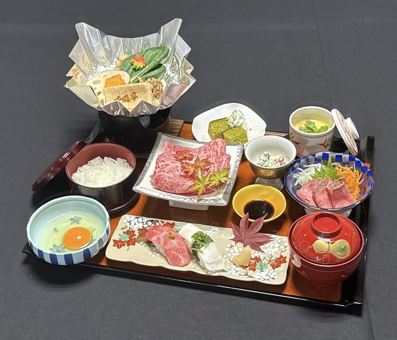 近江牛湖東三山すき焼き紅葉御膳