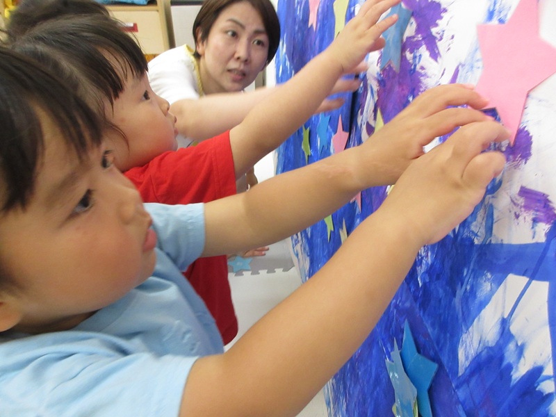 天の川を作ったよ