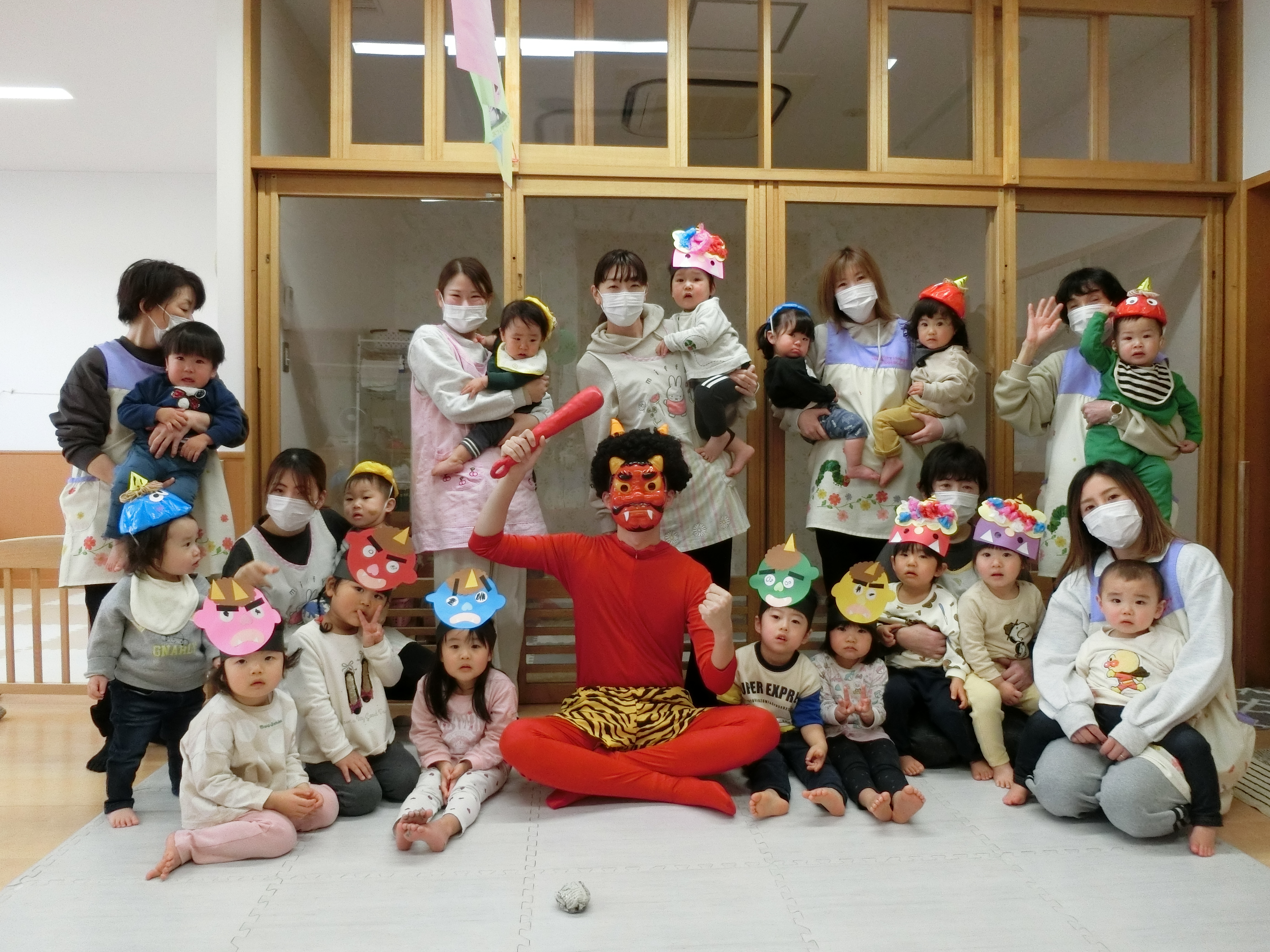 赤鬼さんと記念写真♬
