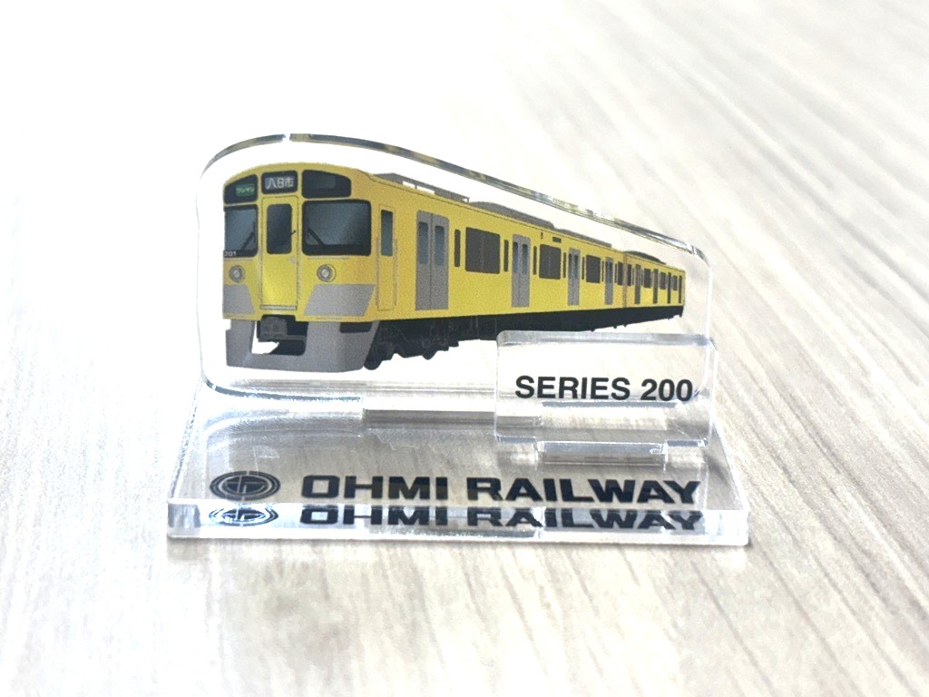 「近江鉄道200形アクリルスタンド」の商品画像です。(写真）