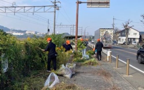 平田駅清掃