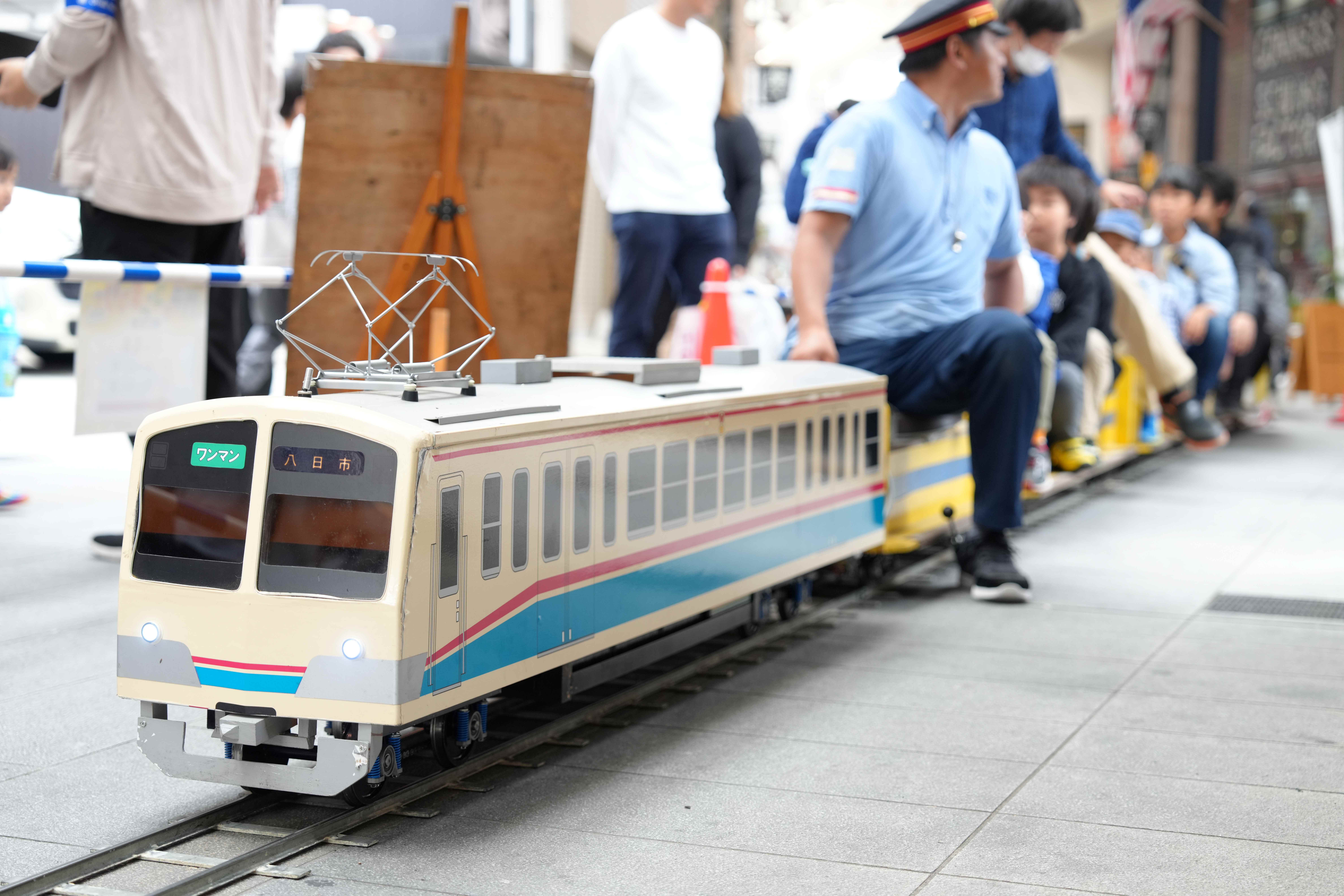 昨年のミニ電車の様子