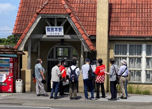 ガチャ伝説ツアー　鳥居本駅