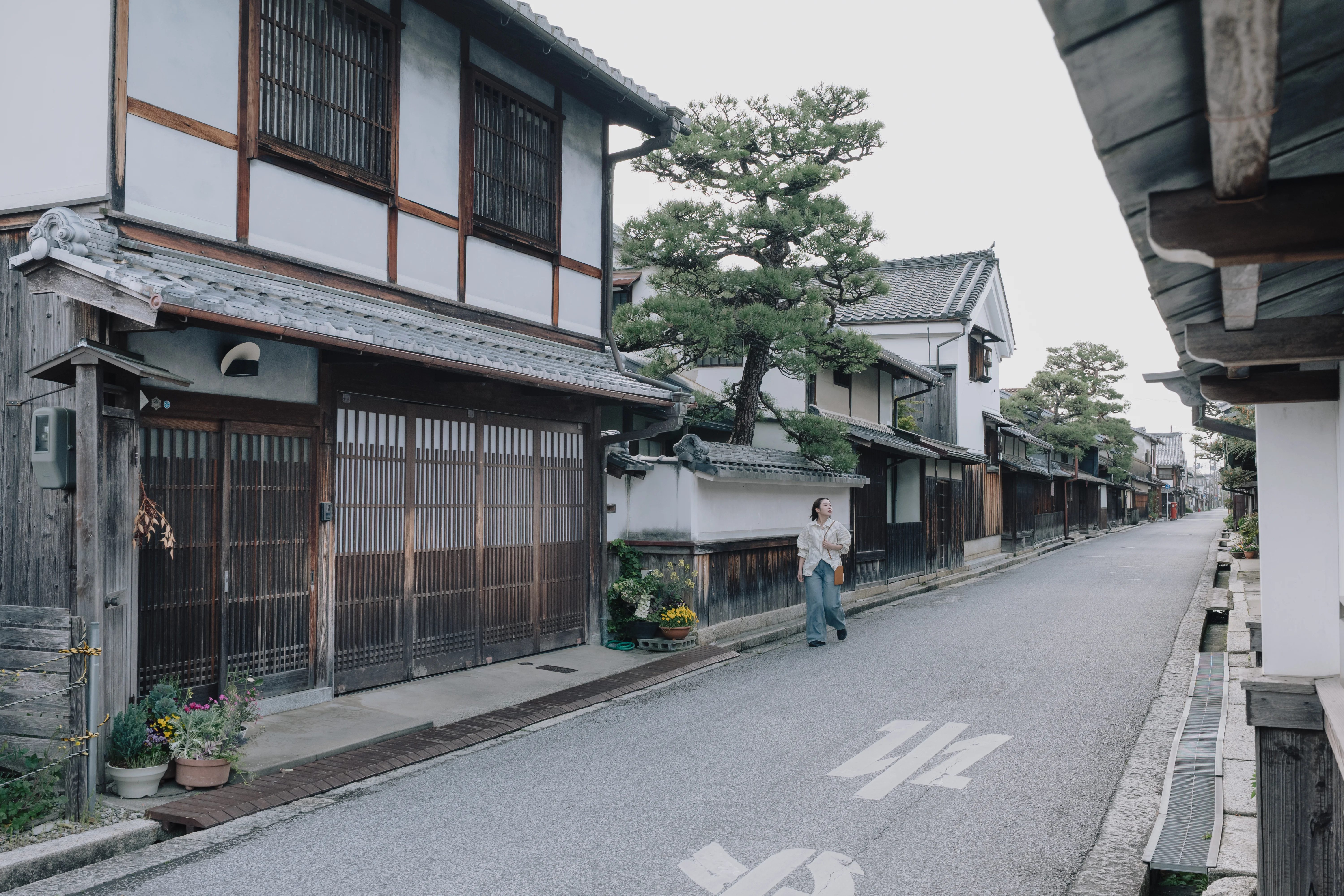新町通りの町並み