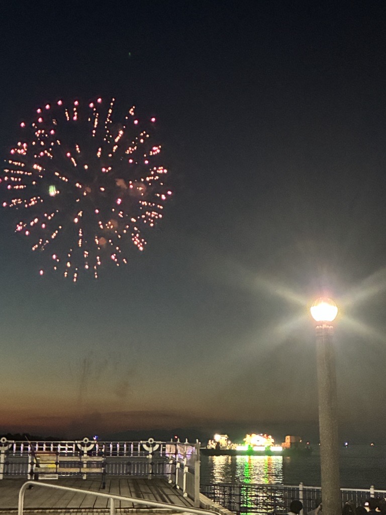 ねぶた海上運航・花火