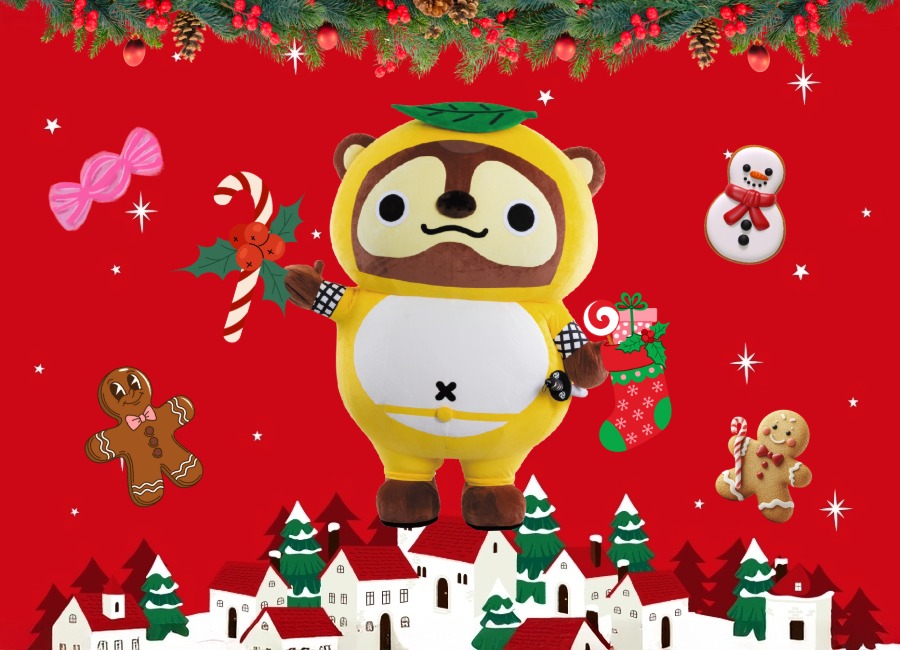 土山SA 土山たぬきのクリスマスお散歩DAY♪