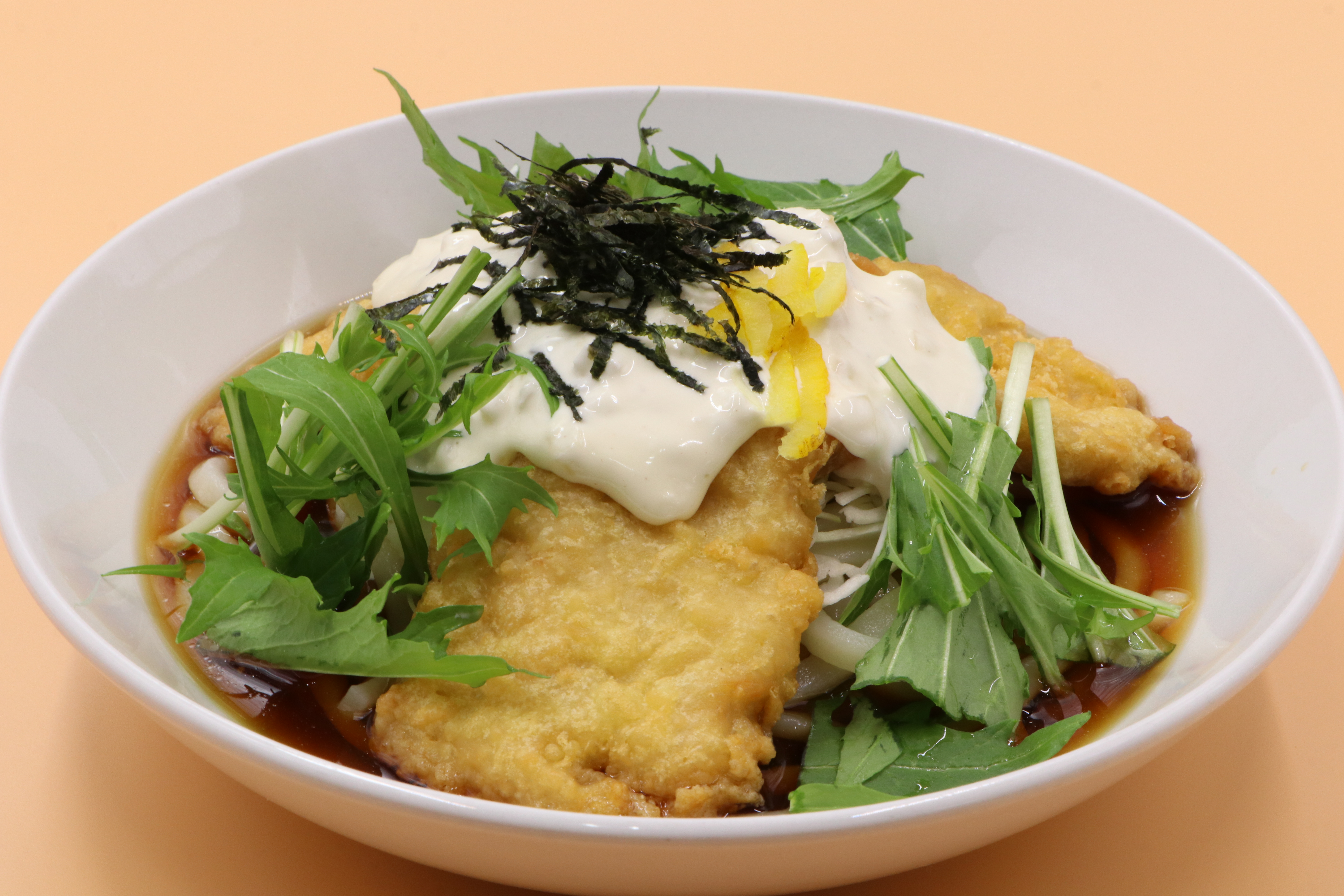 涼味鶏天たるサラうどん